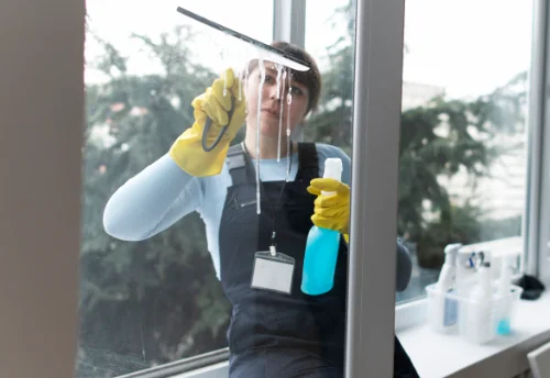 Nettoyage de vitres intérieures et extérieures à Brissac